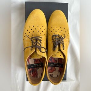 Women’s Paul Smith Yellow Suede Leather Oxford 37